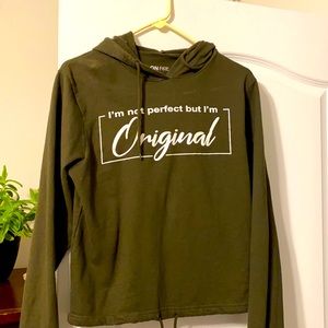 Crop hoodie